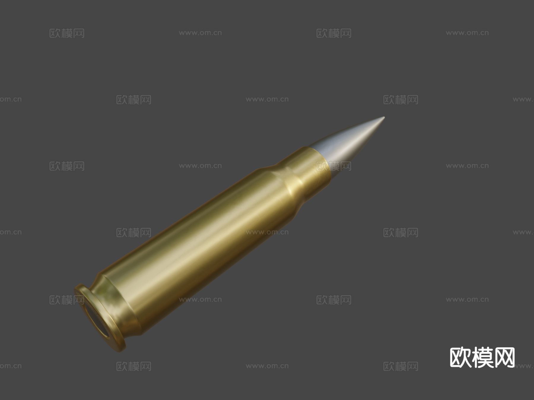 子弹7.62×51mm3d模型