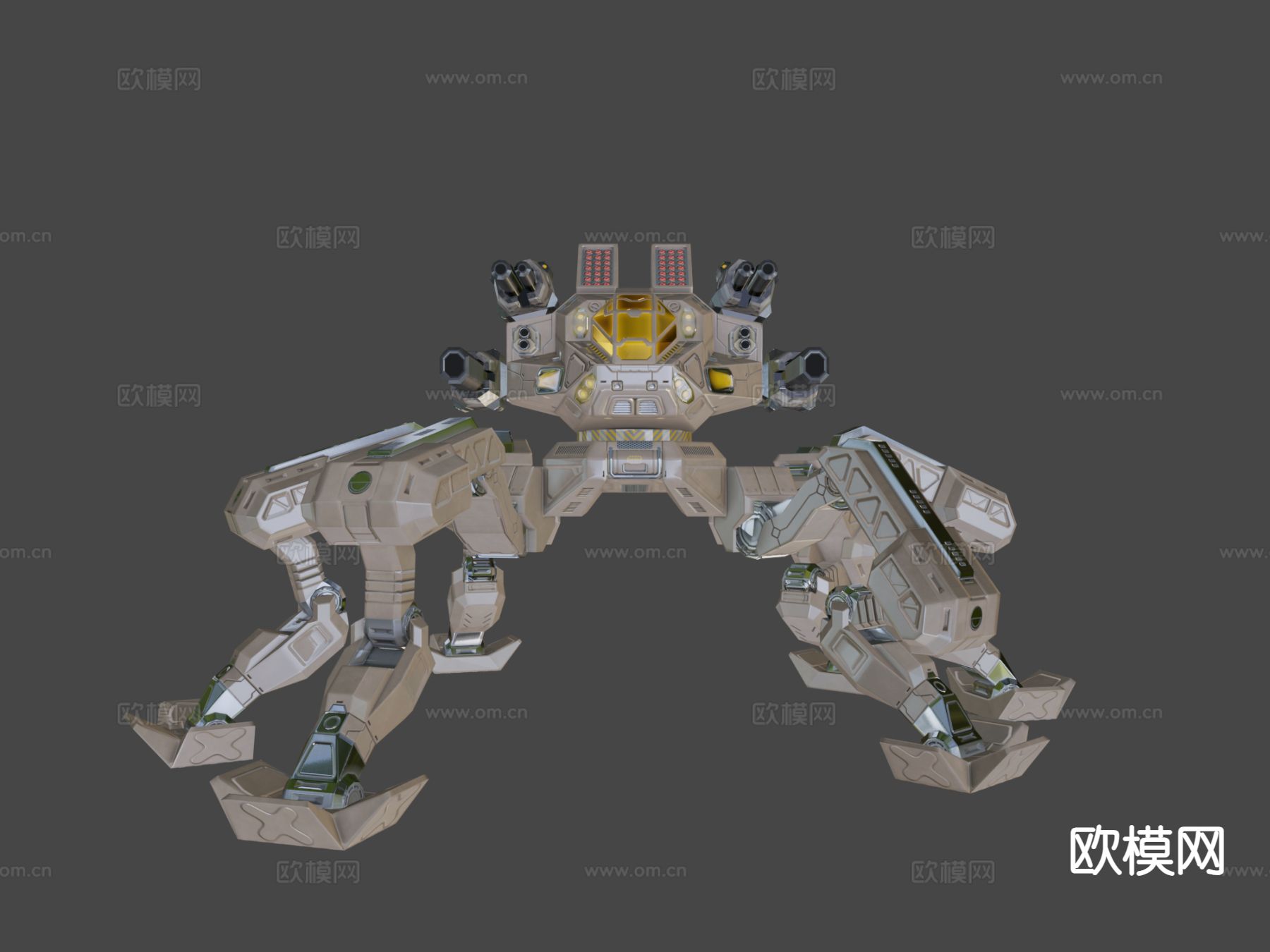 战斗机甲 游戏道具3d模型