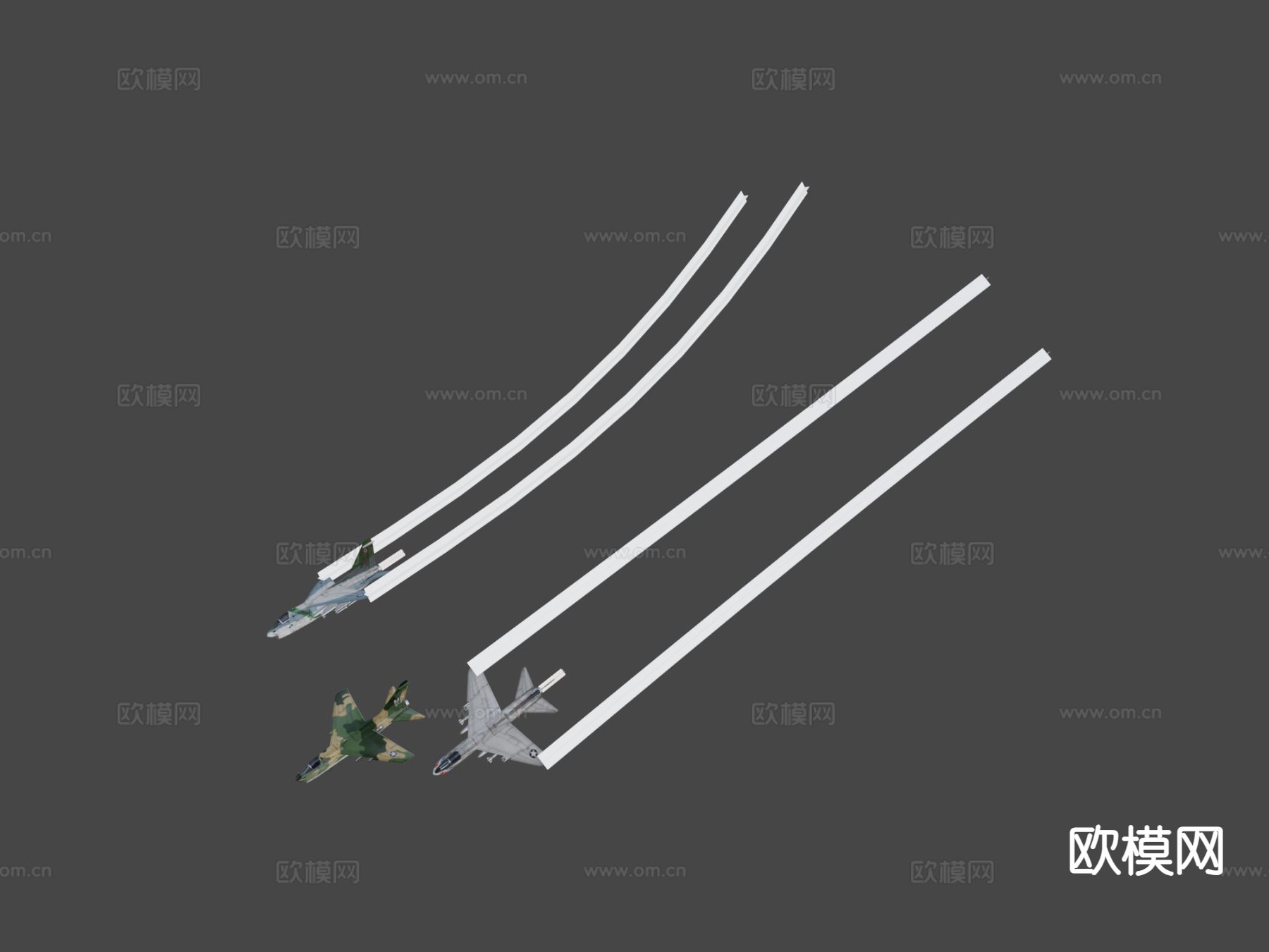 飞机 战斗机3d模型下载（渲染图7）