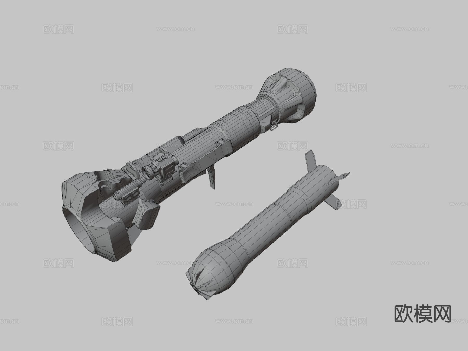 轻型反坦克武器3d模型