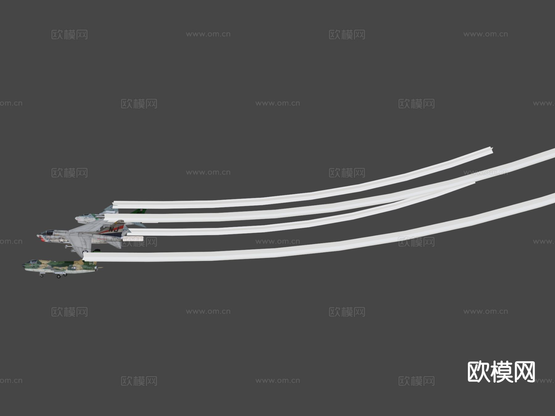 飞机 战斗机3d模型下载（渲染图9）