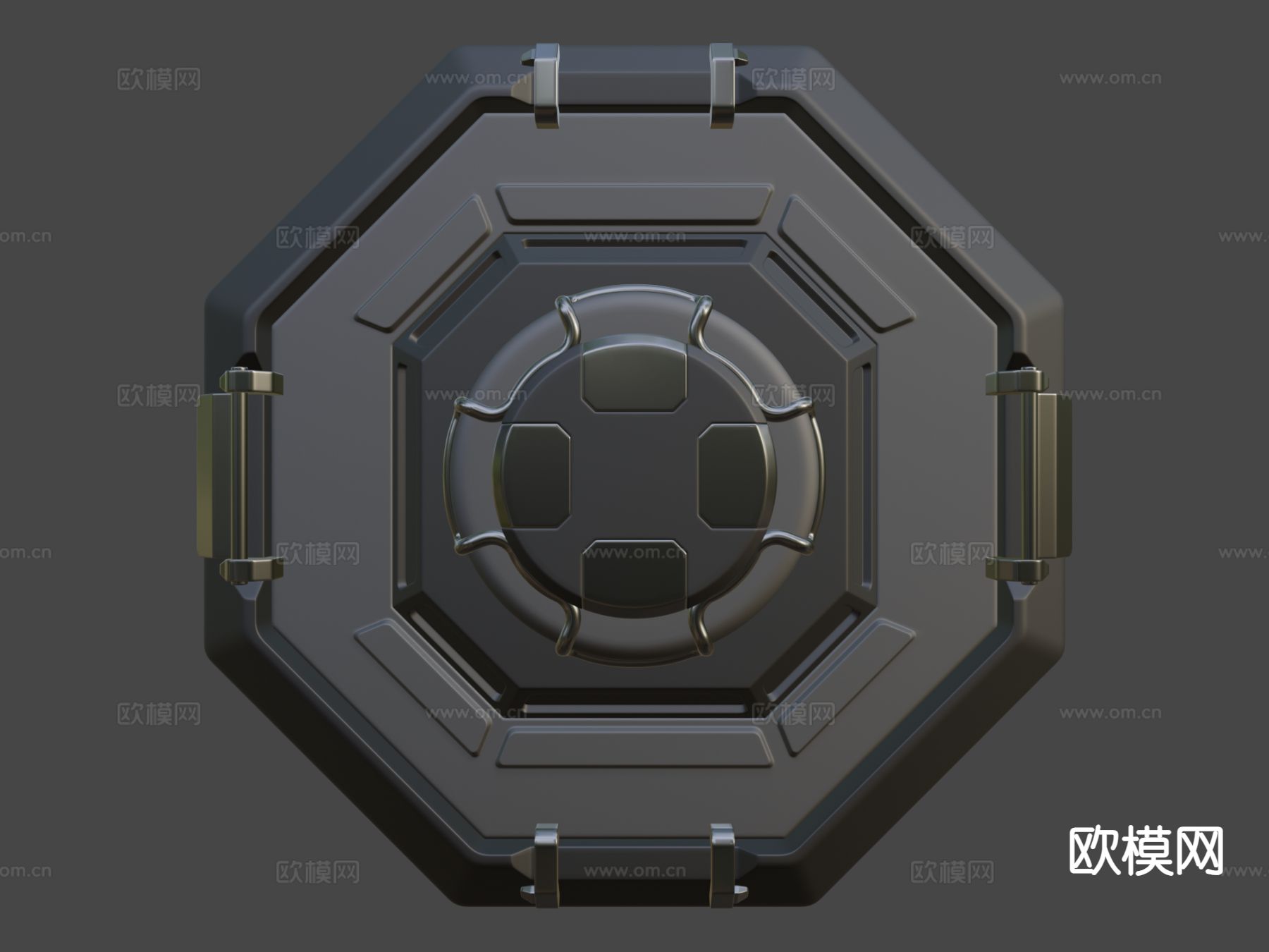 科幻集装箱 游戏道具 动漫道具3d模型