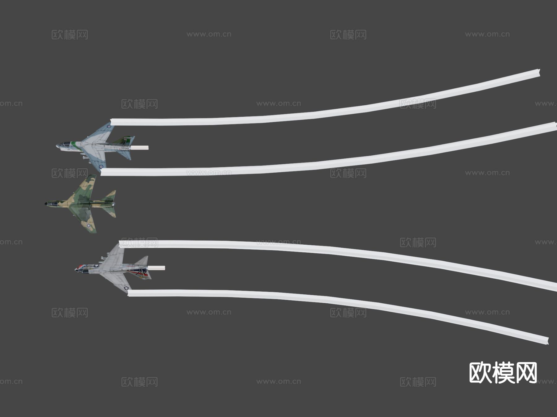 飞机 战斗机3d模型下载（渲染图5）