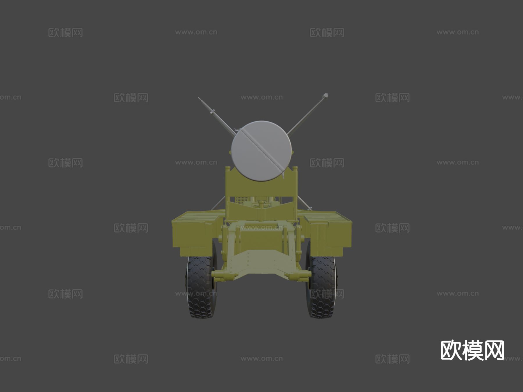 导弹发射器 炮弹 武器3d模型