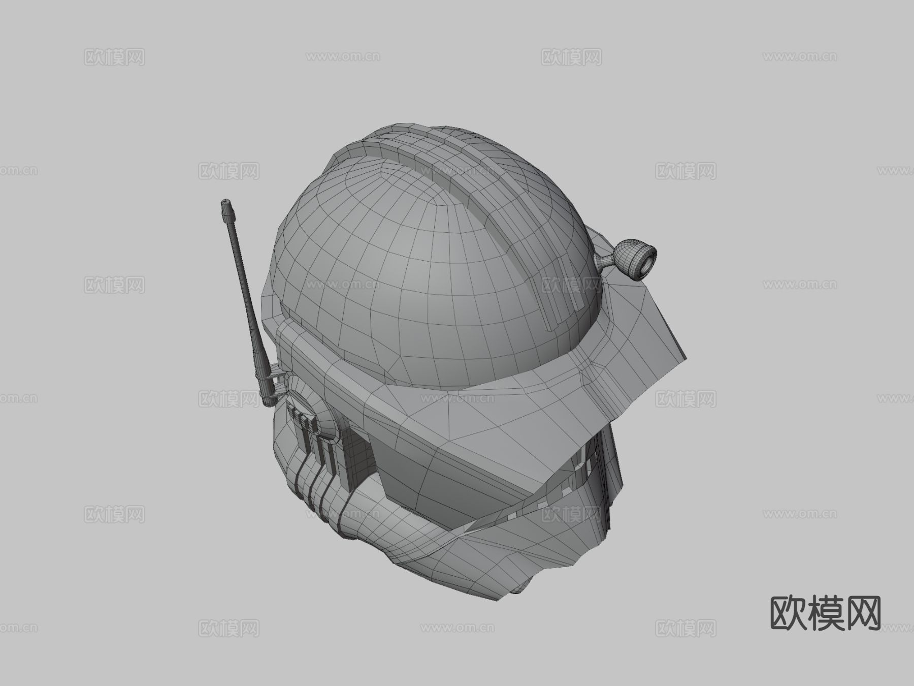 星球大战 指挥官头盔3d模型