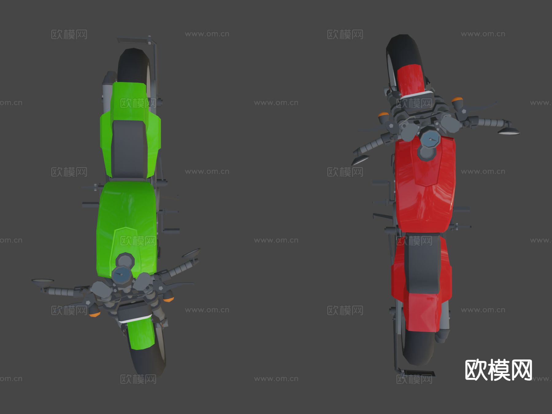 摩托车3d模型