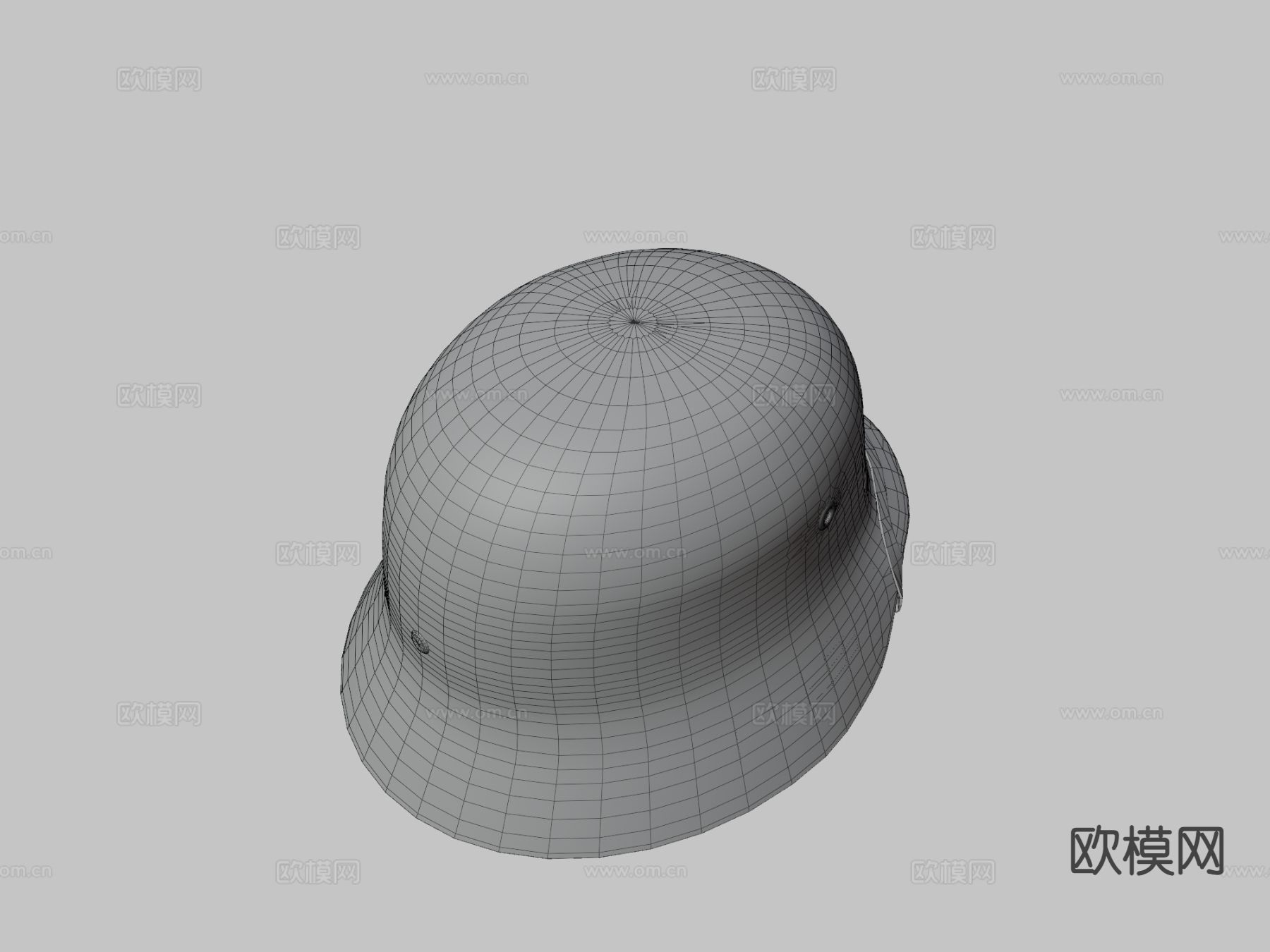 德国士兵头盔3d模型