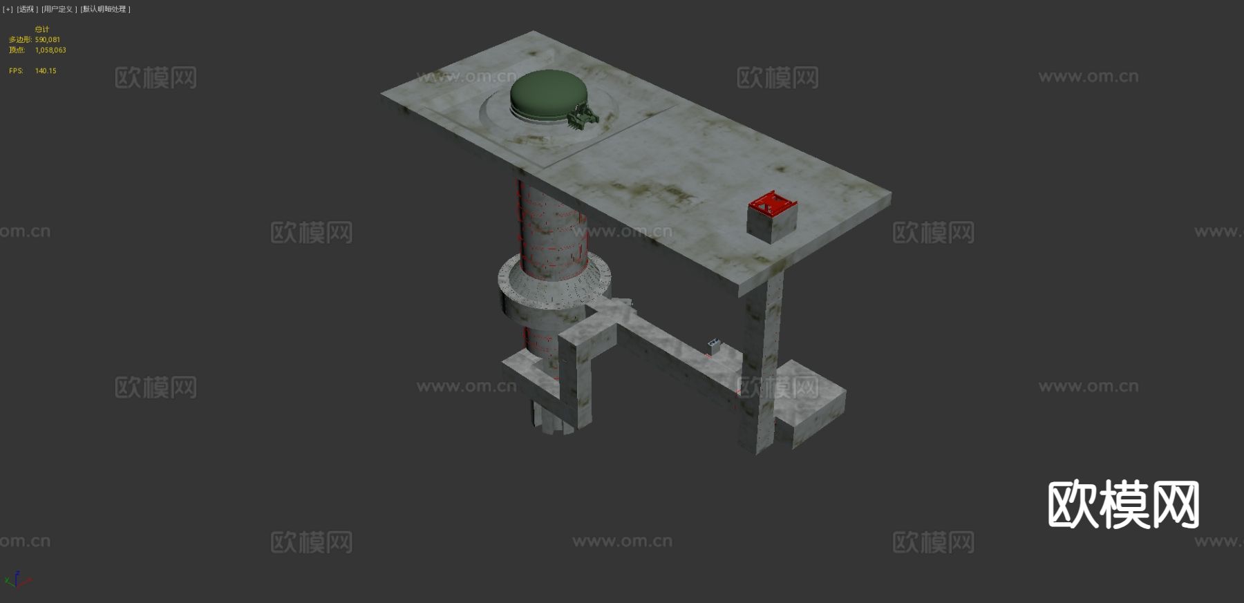 地下火箭 武器 导弹3d模型