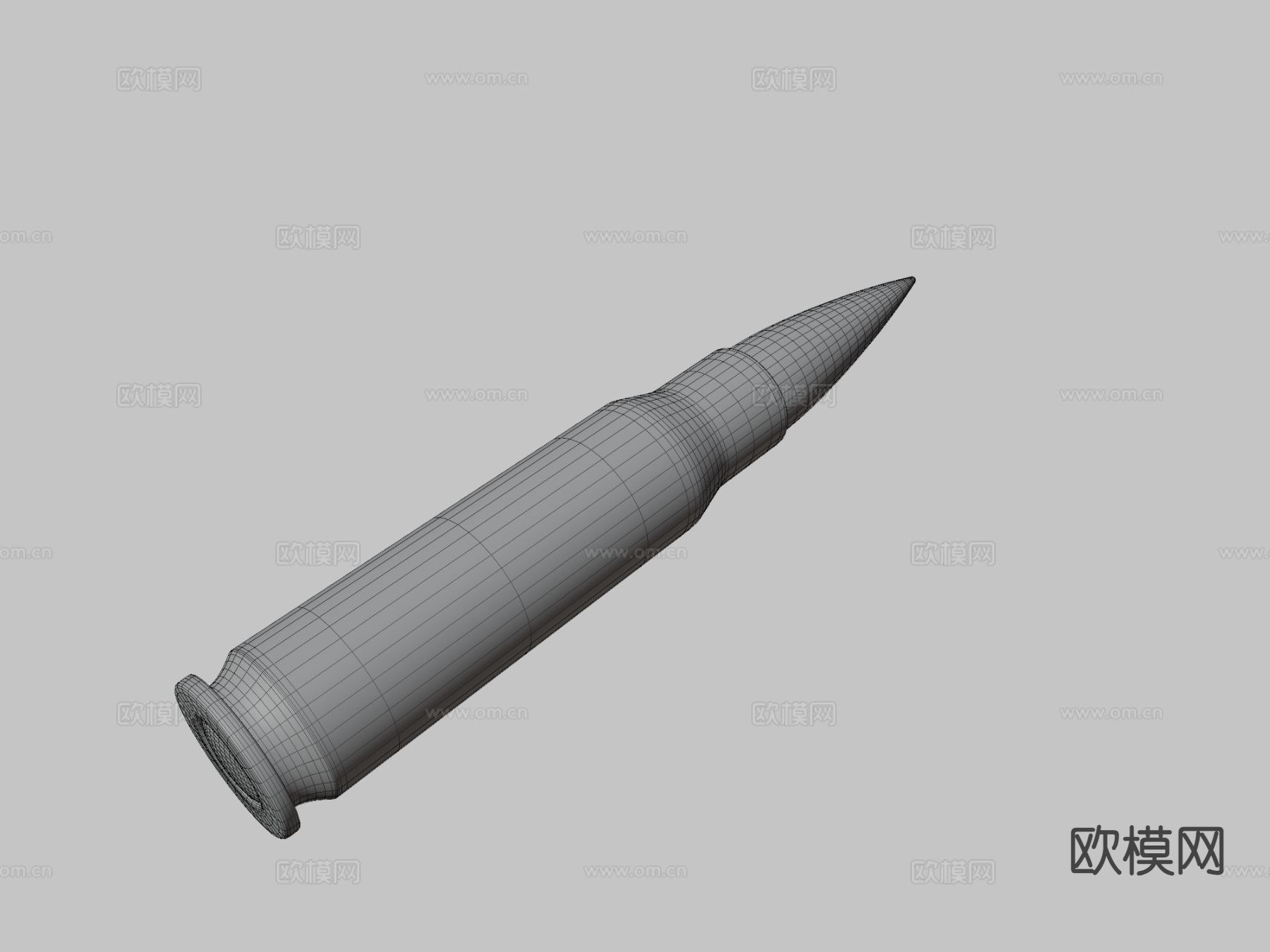 子弹7.62×51mm3d模型