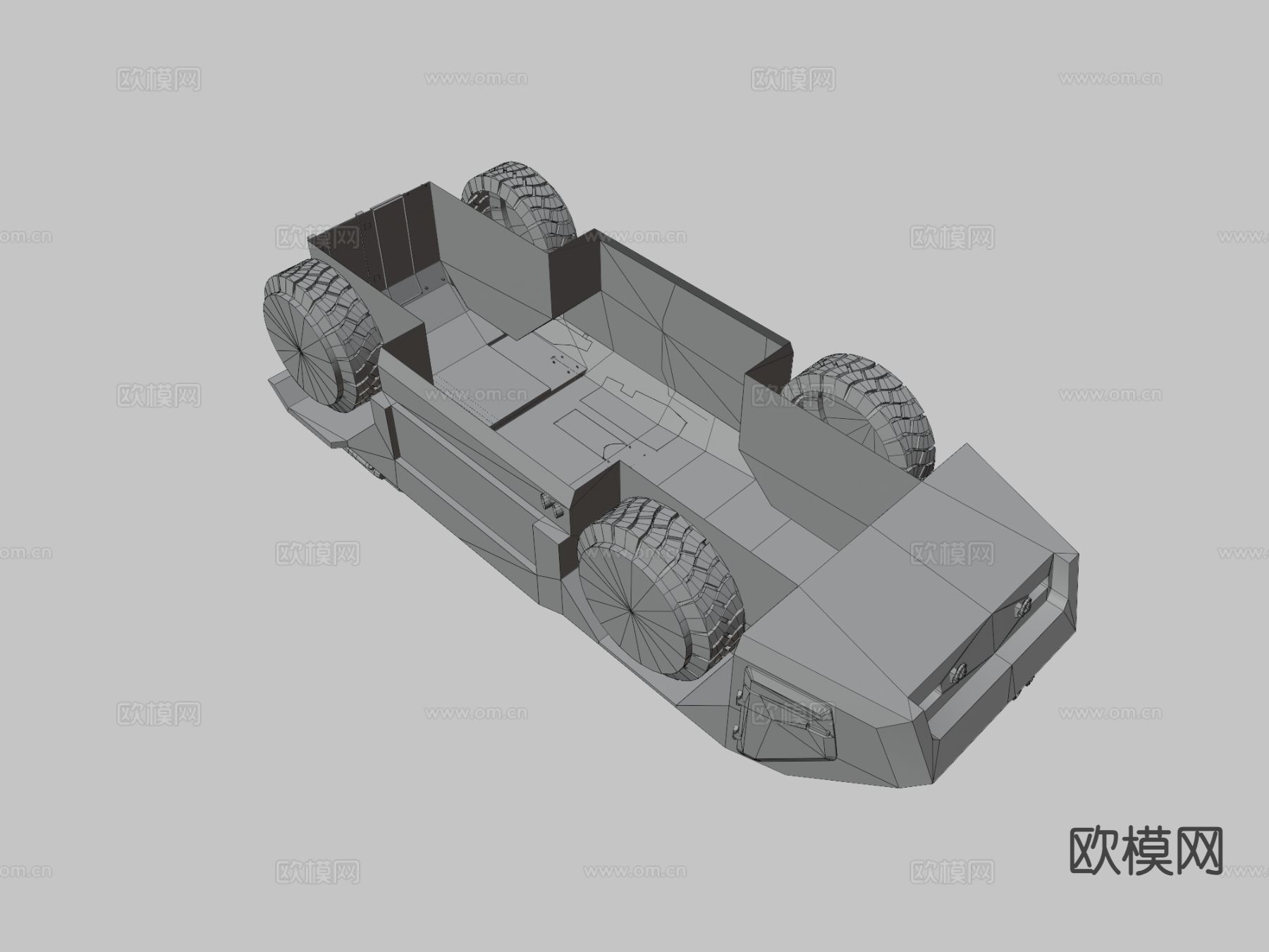 科幻车 概念车 装甲车3d模型