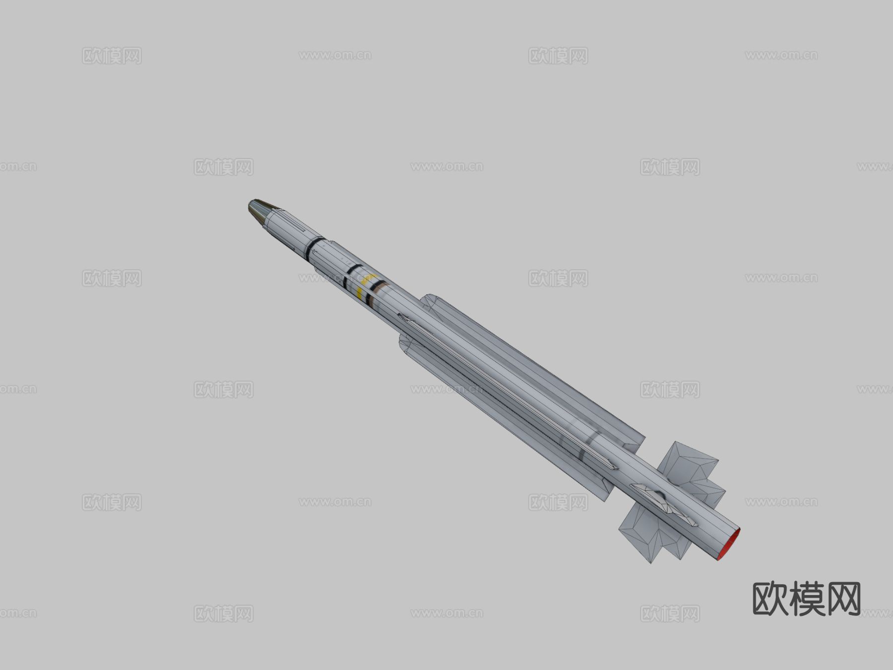 红外导弹3d模型