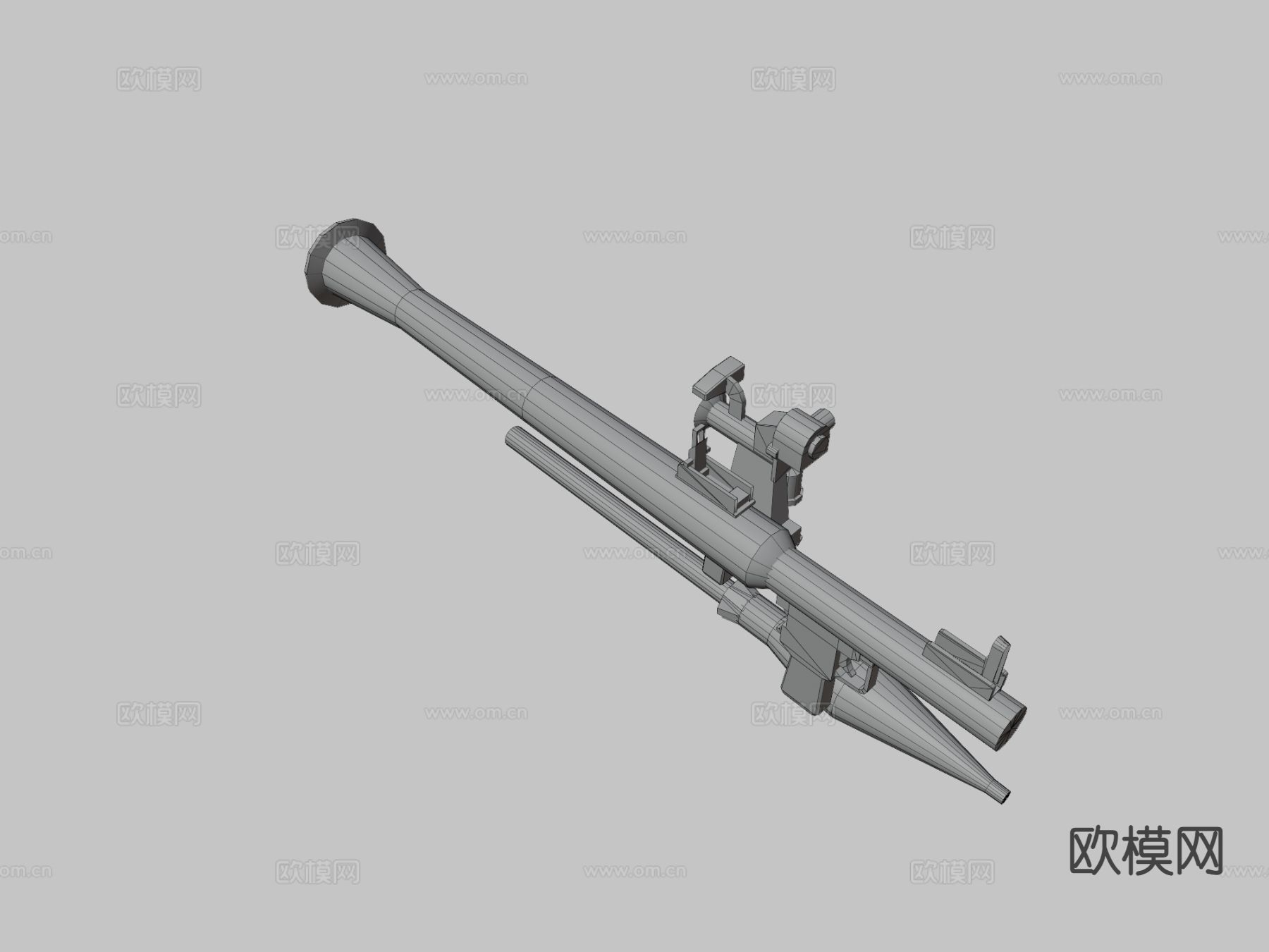 火箭筒 榴弹发射器3d模型