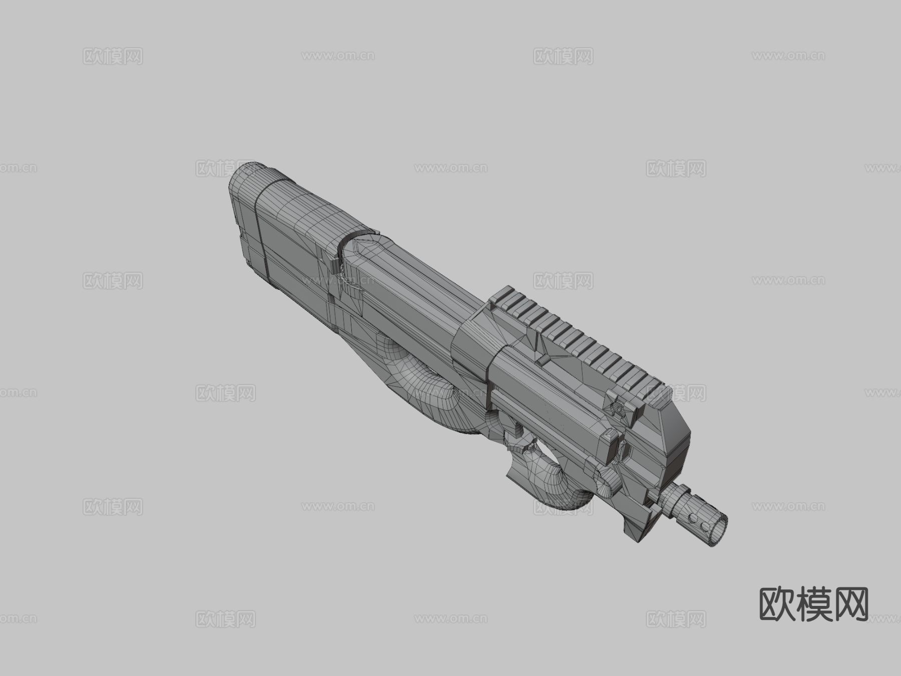 冲锋枪 枪支 枪械 武器3d模型