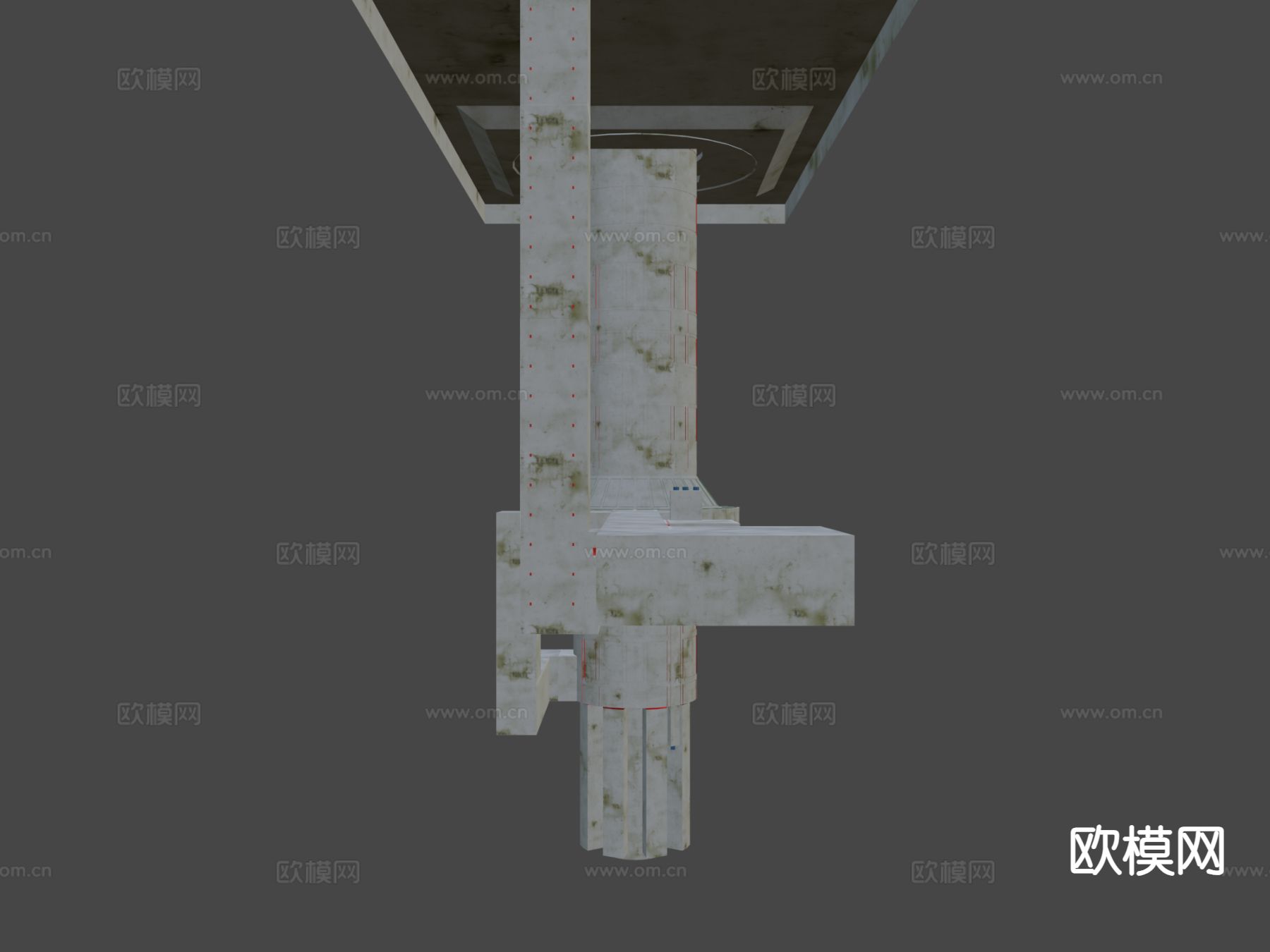 地下火箭 武器 导弹3d模型