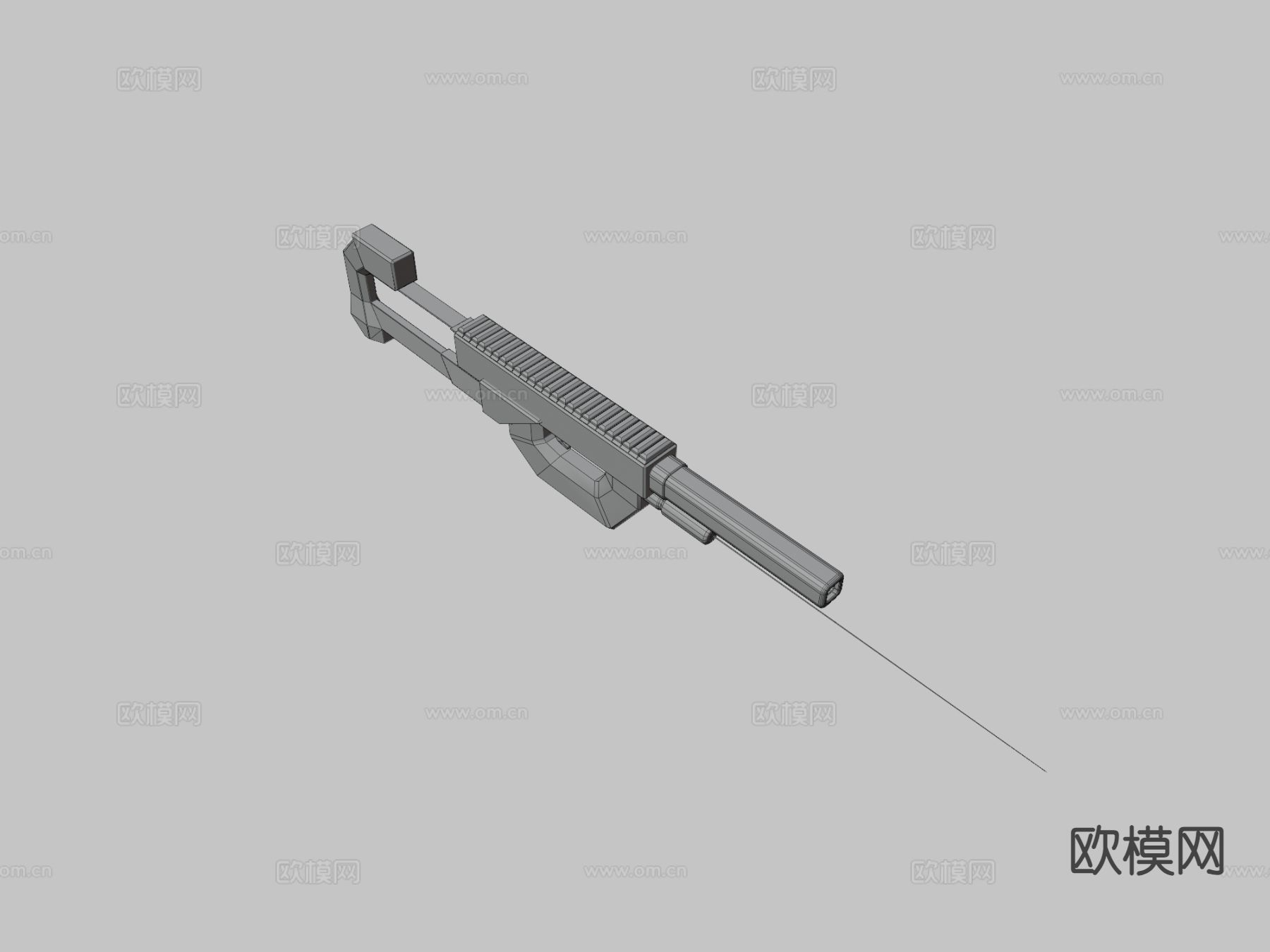 QUICKSHOT 枪 游戏武器3d模型