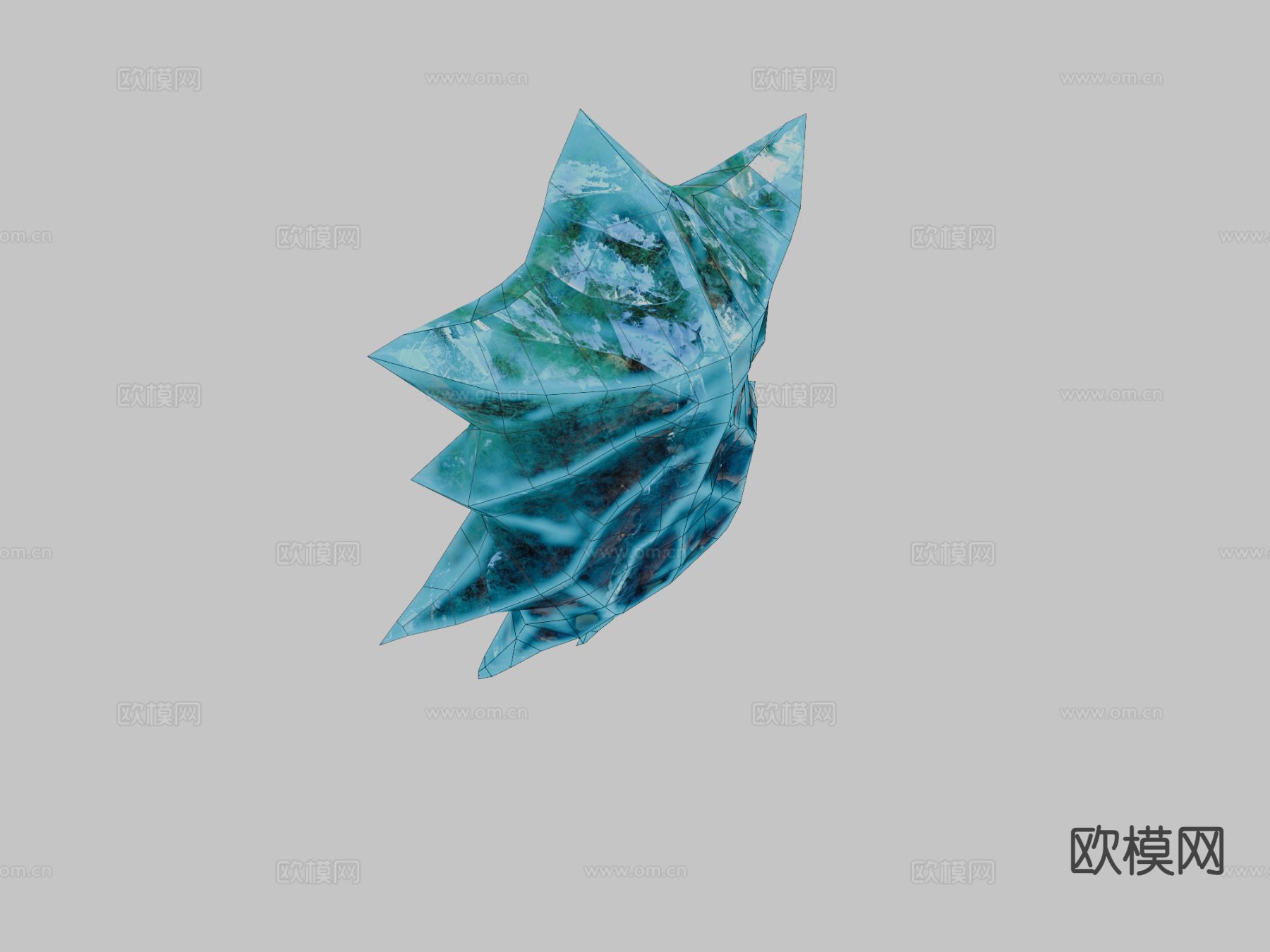 冰魔法石3d模型下载（渲染图3）