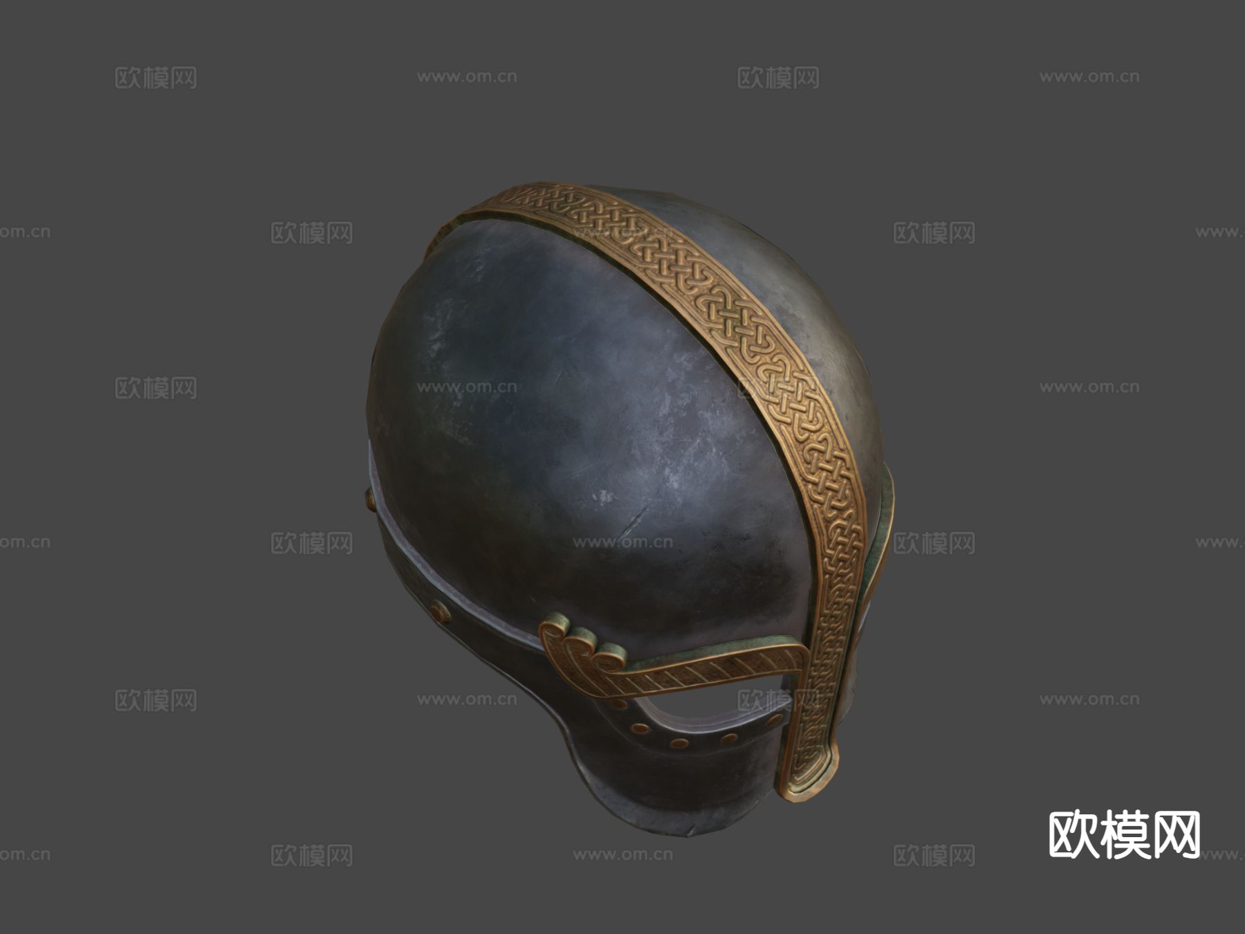 维京头盔3d模型下载（渲染图6）