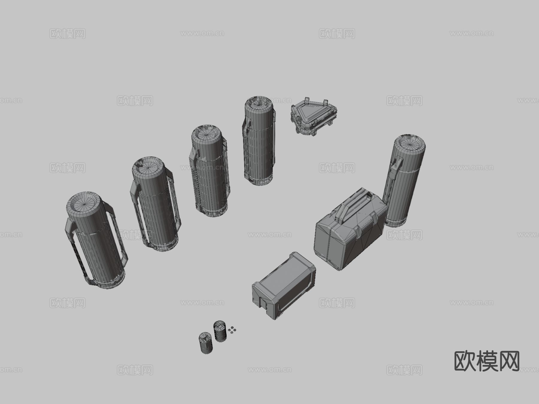 急救包 健康包 游戏道具3d模型