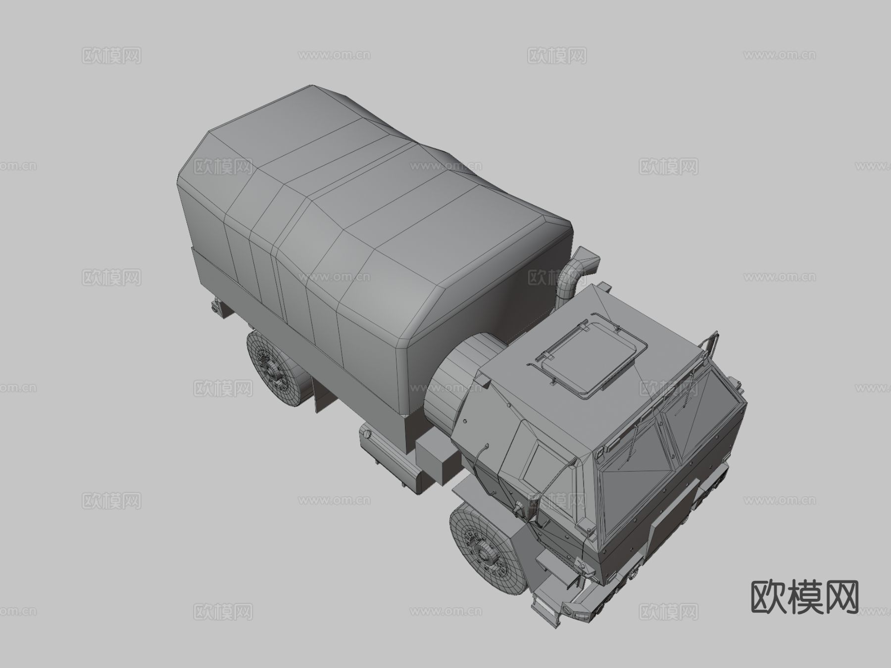 LMTV- 军用卡车3d模型