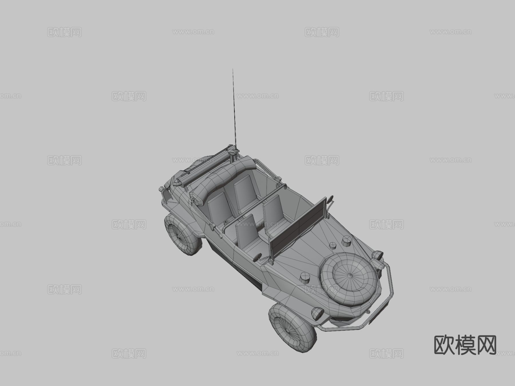 赛博朋克汽车 复古汽车3d模型