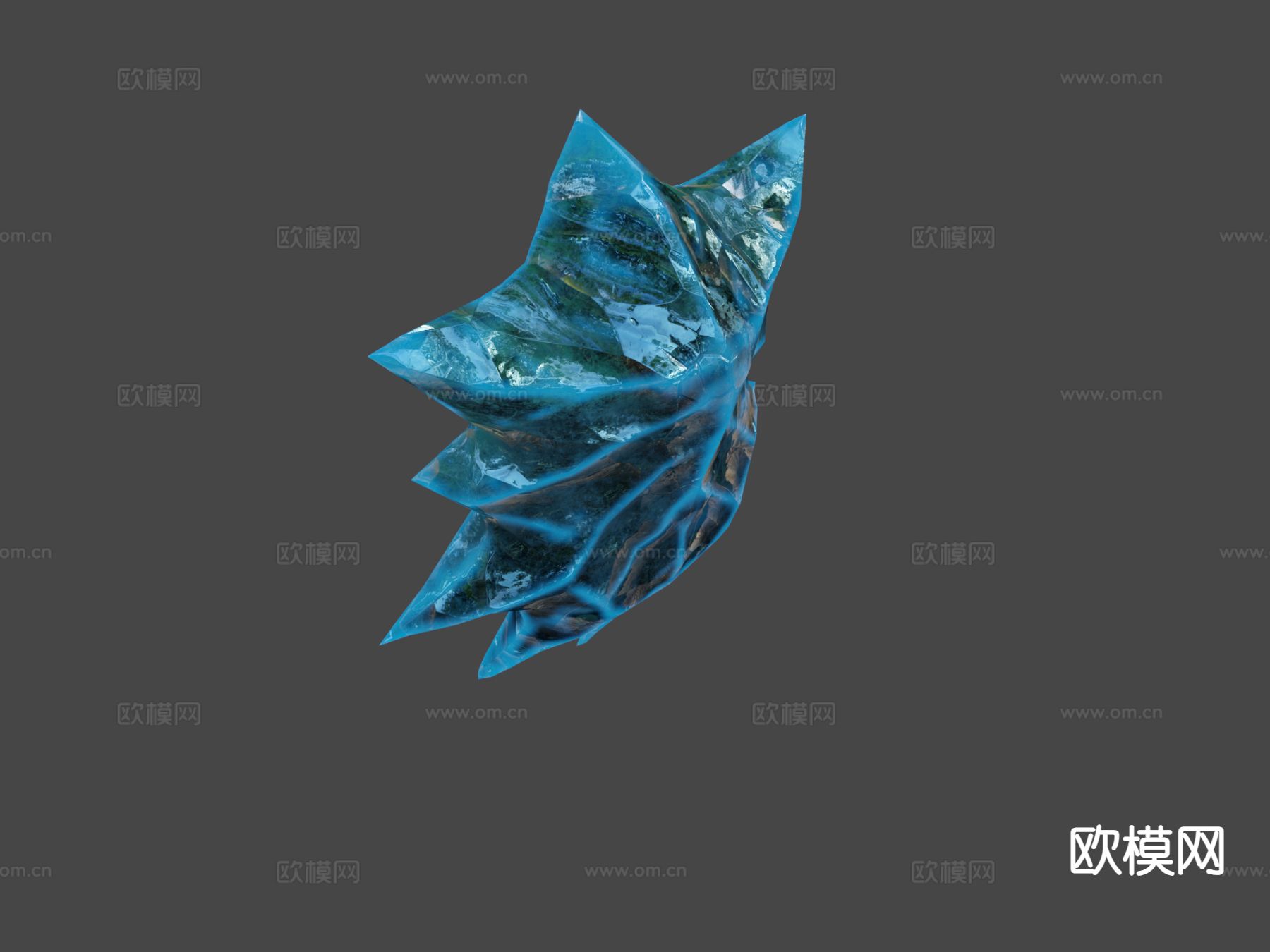 冰魔法石3d模型下载（渲染图6）
