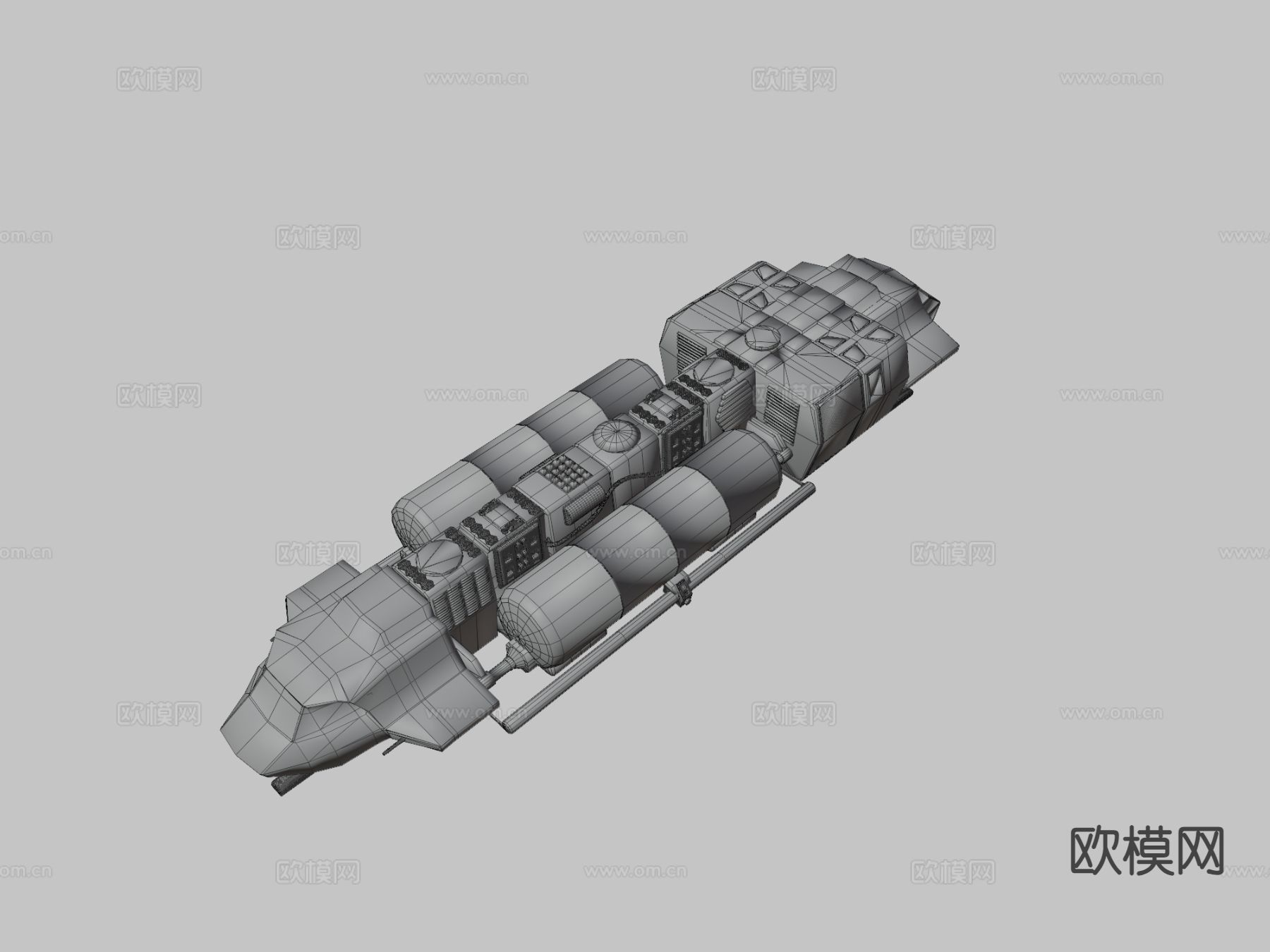 太空飞行器 战舰3d模型