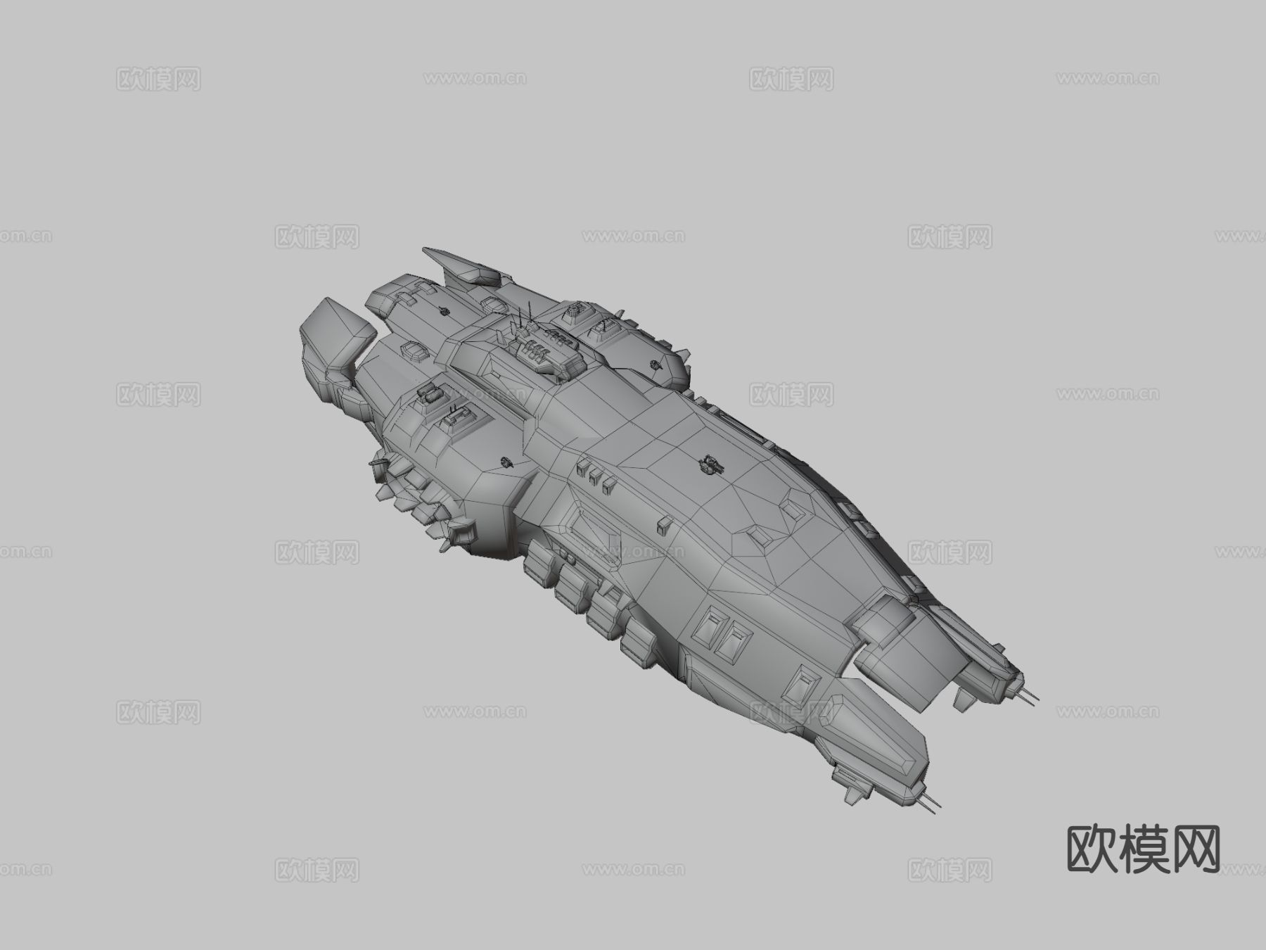 海盗团航母霸王3d模型