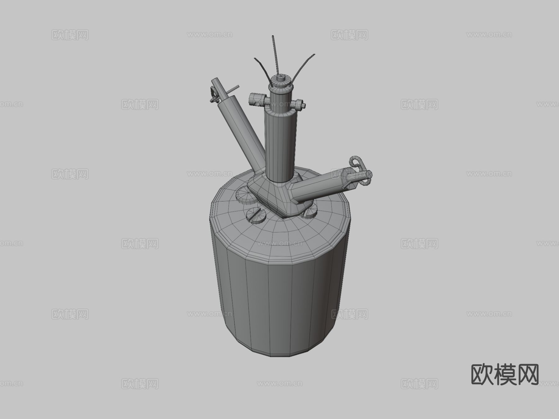 手榴弹3d模型