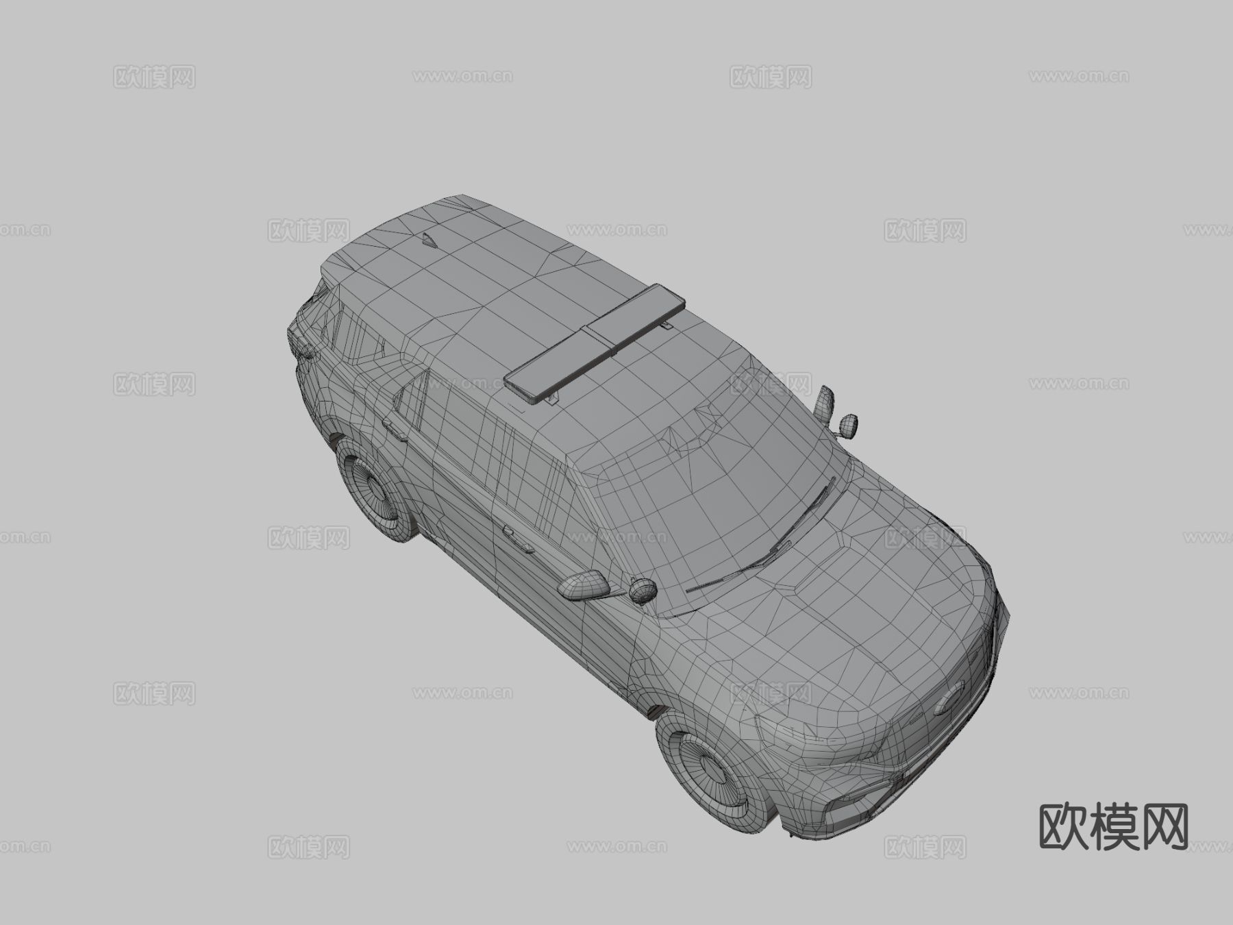 汽车 警车3d模型