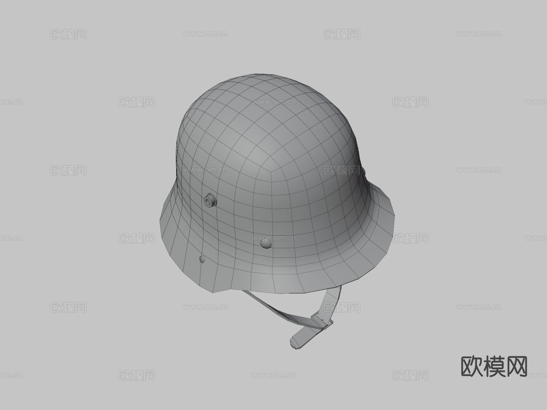 德国WW1 头盔 钢盔3d模型