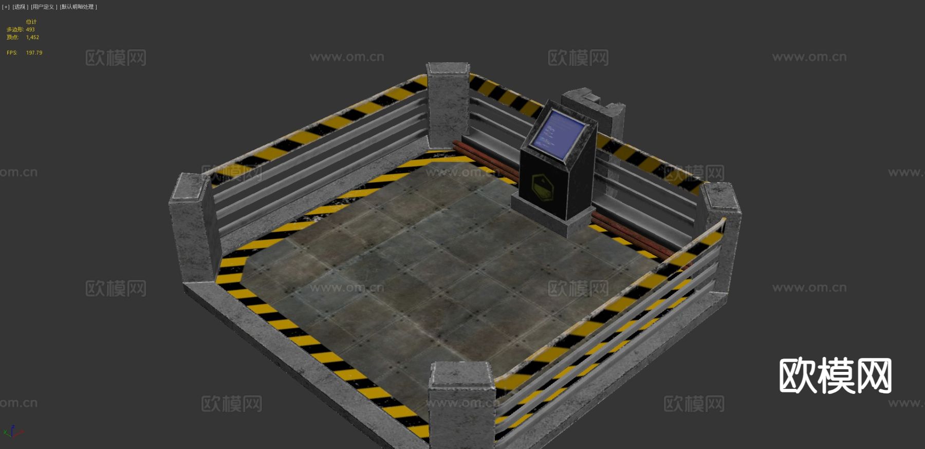 升降机-电梯3d模型下载（渲染图5）