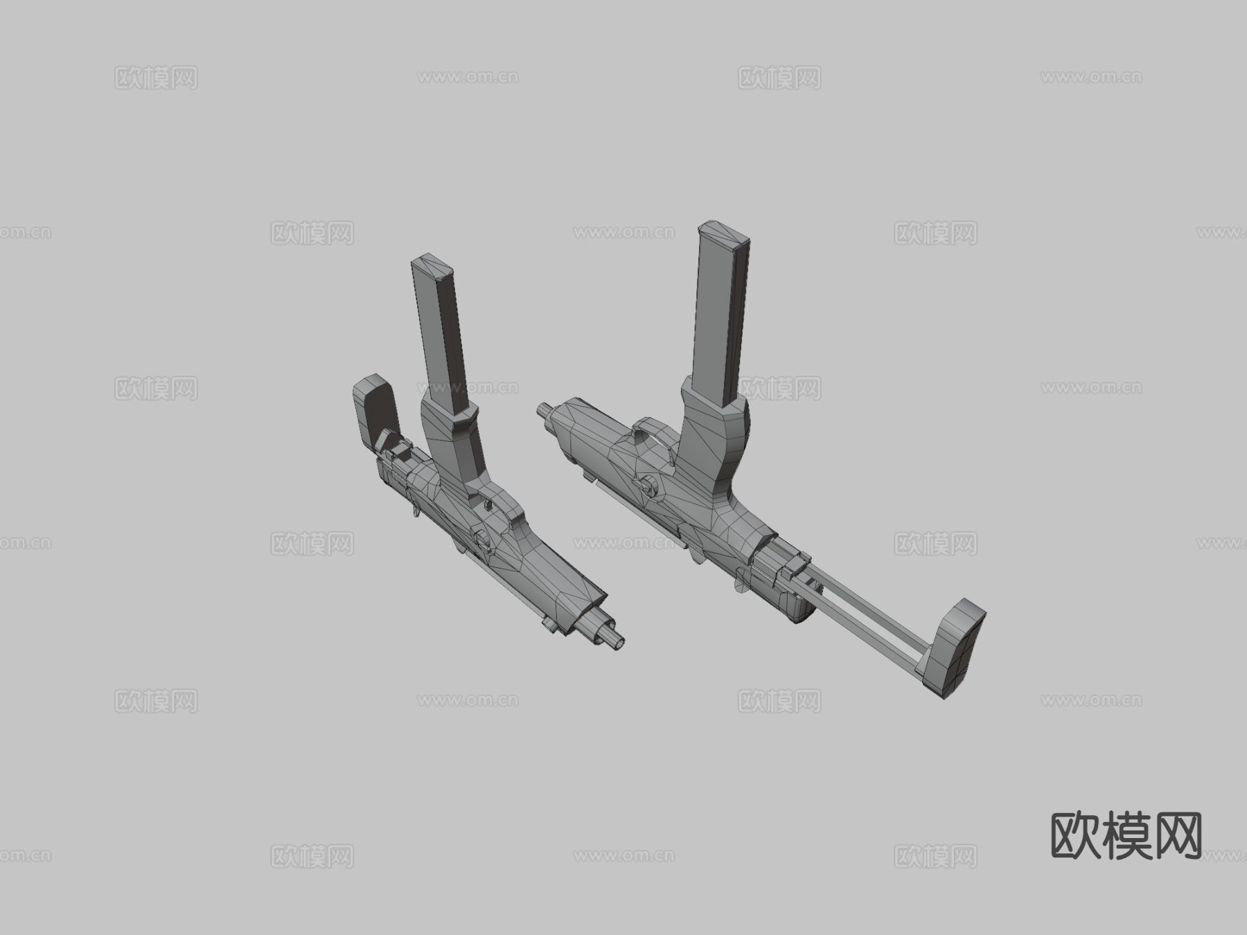 冲锋枪 枪支 枪械 武器3d模型