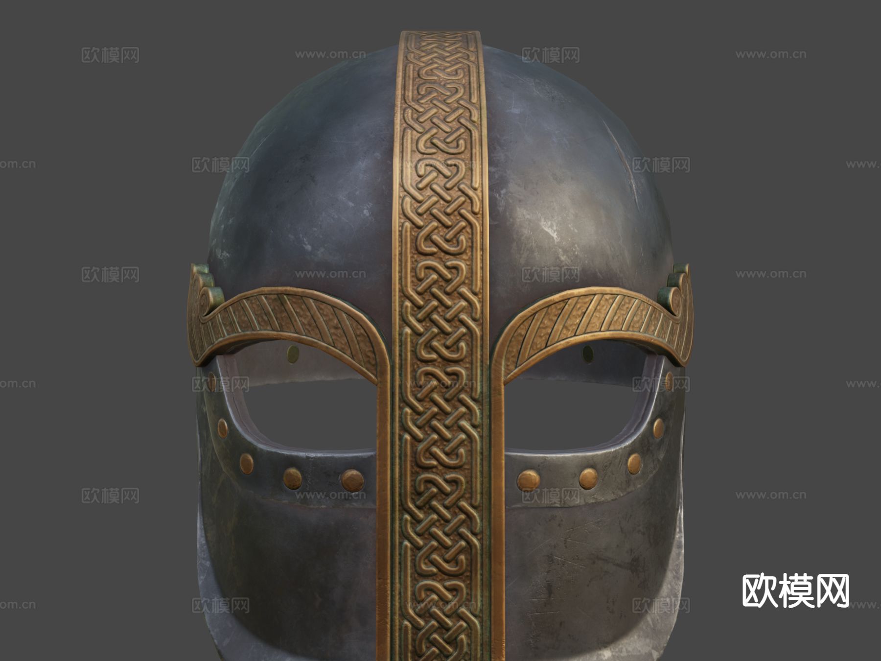 维京头盔3d模型下载（渲染图7）