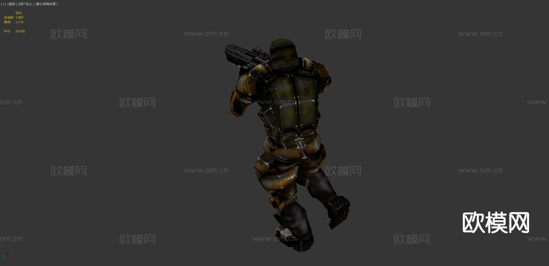 DRT - 士兵Josh 游戏人物 军人3d模型