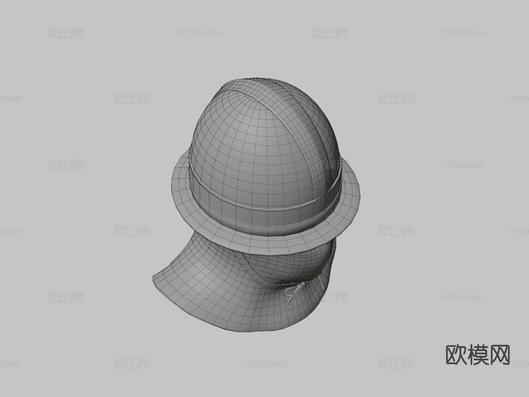 欧式头盔 中世纪骑士头盔3d模型