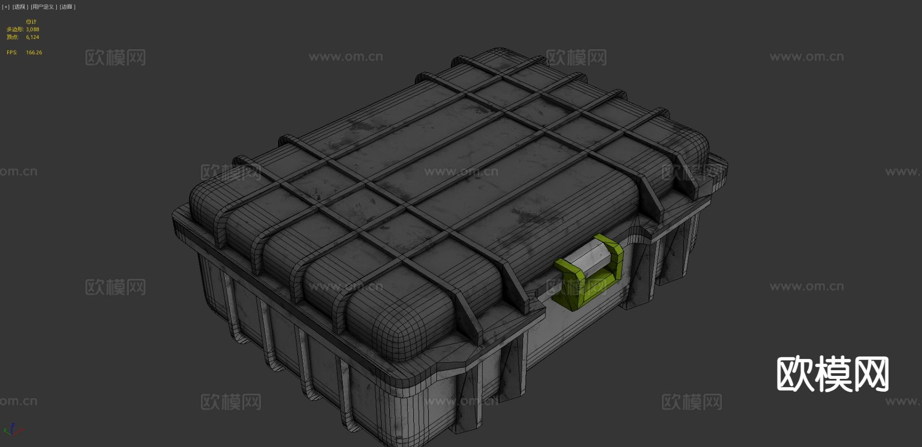 板条箱 工具箱 盒子3d模型