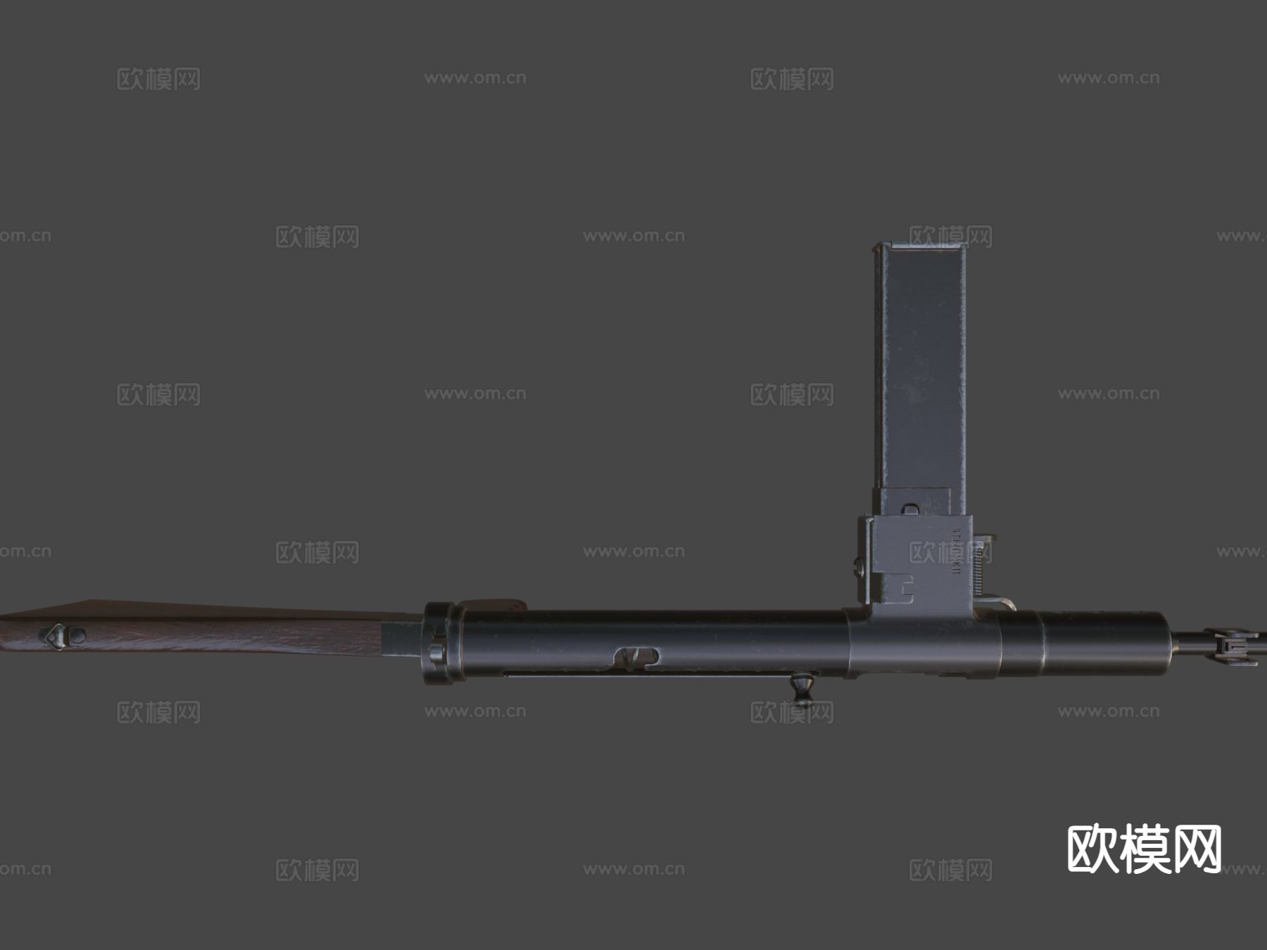 Sten MK-V 冲锋枪 枪支 枪械 武器3d模型