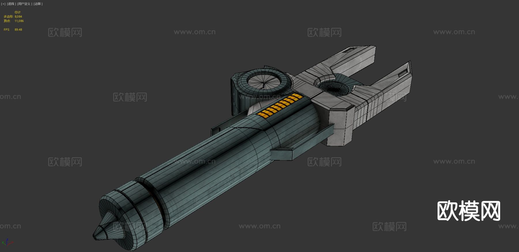 科幻剑 动漫剑3d模型