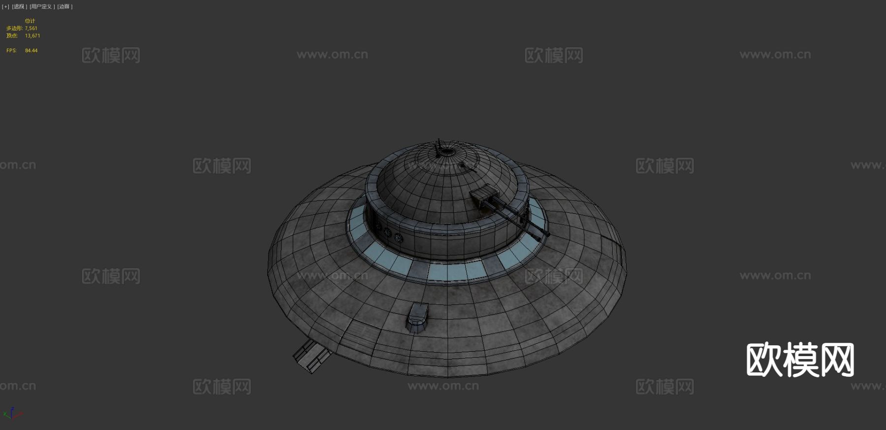 德国WW2 UFO3d模型