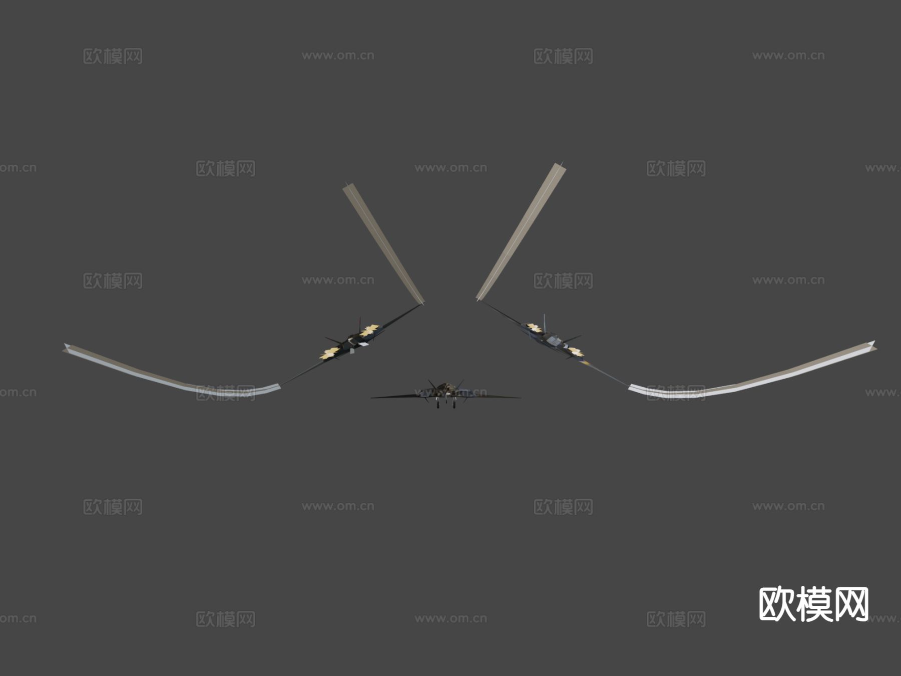 隐形战斗机3d模型