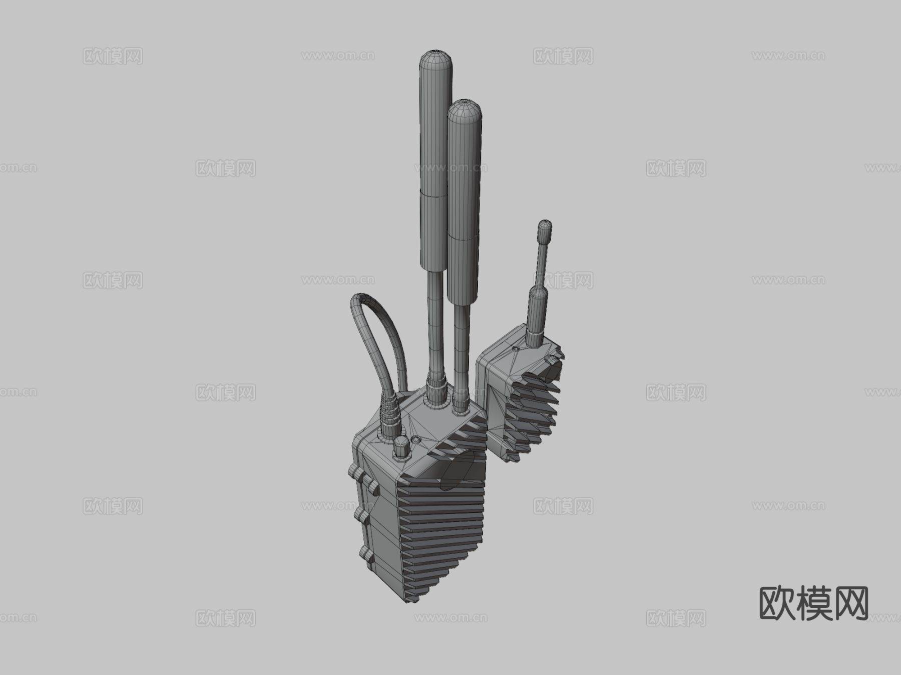 无线电话 寻呼机3d模型