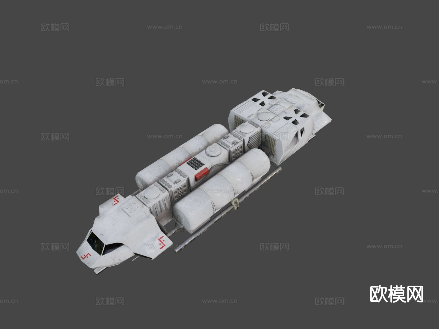 太空飞行器 战舰3d模型