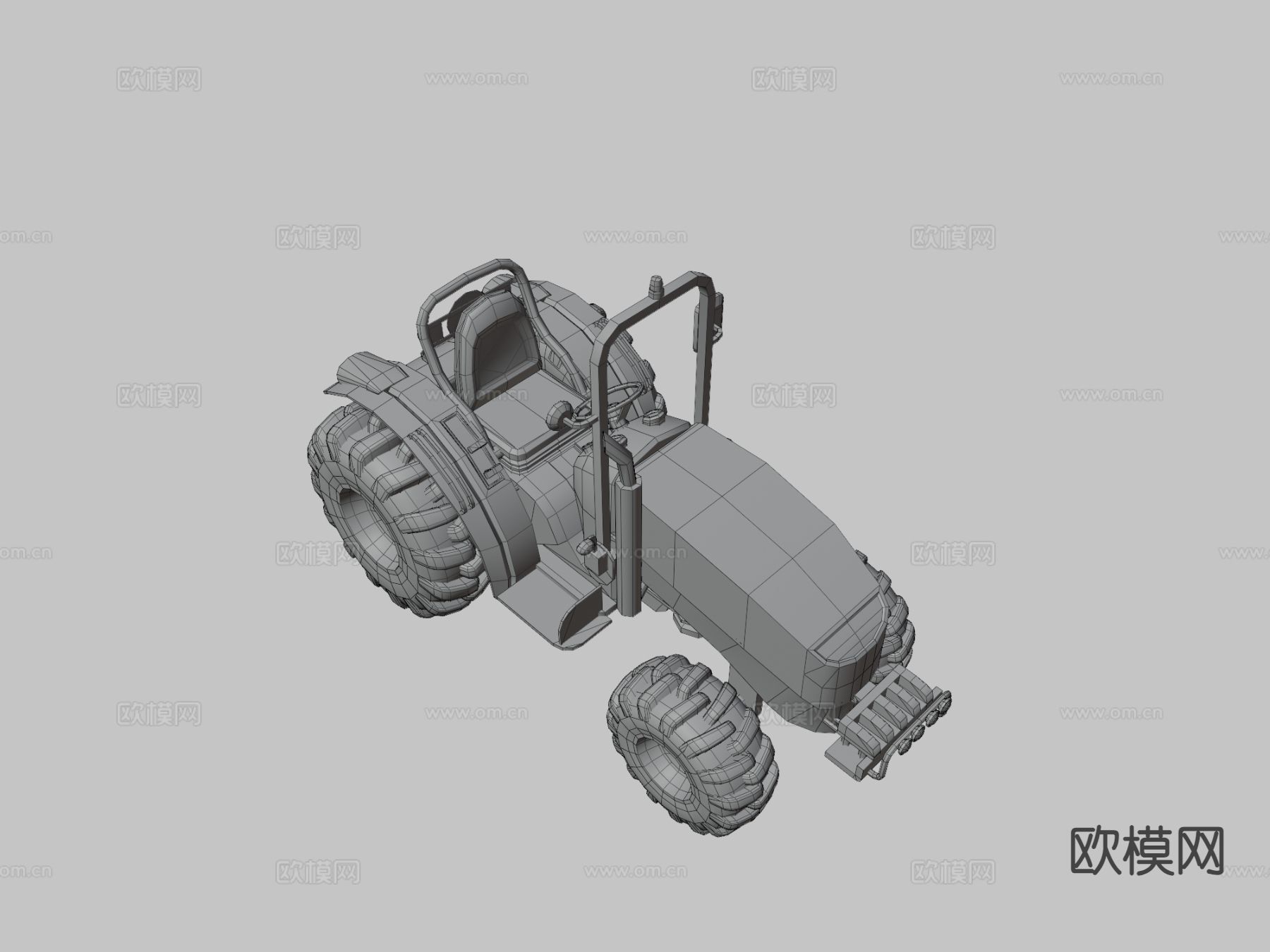 拖拉机 农用运输车3d模型