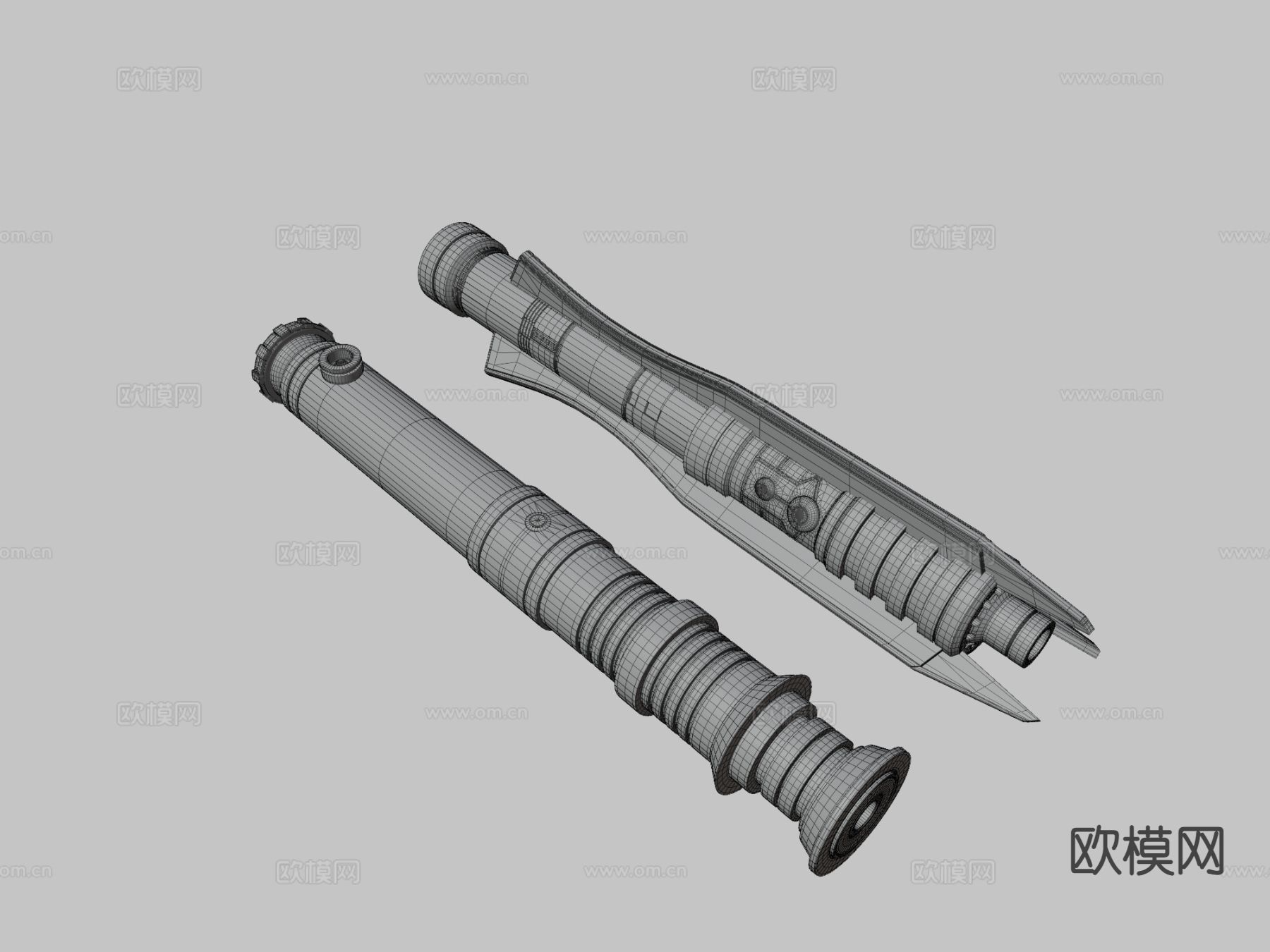 动漫道具 科幻剑 光剑3d模型