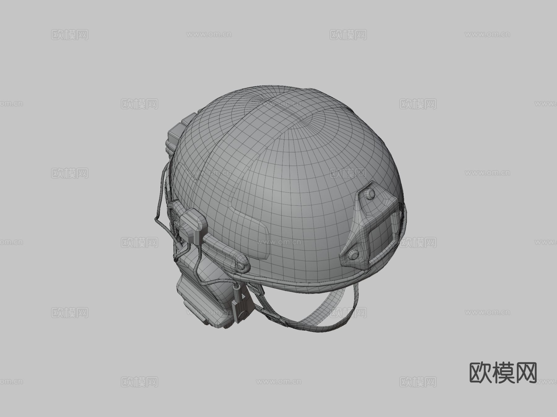 战术头盔3d模型