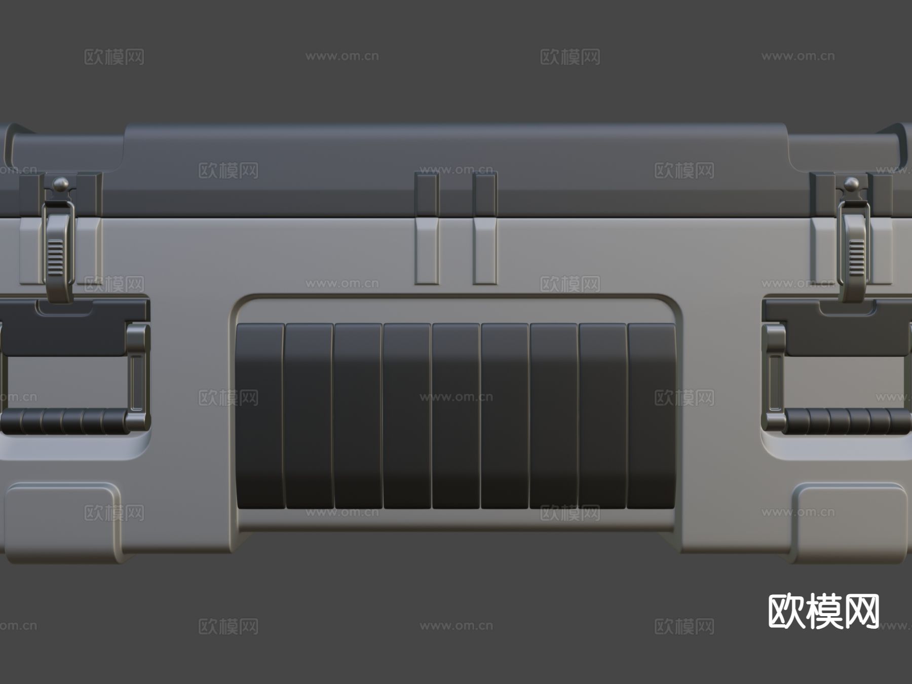 科幻军用集装箱3d模型