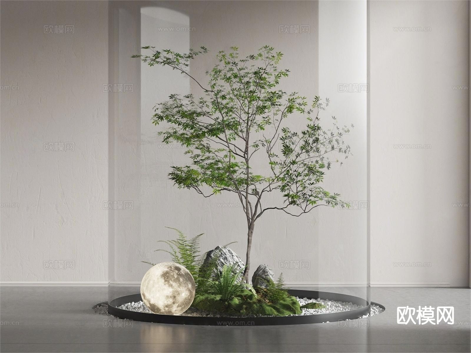 景观小品 植物造景3d模型