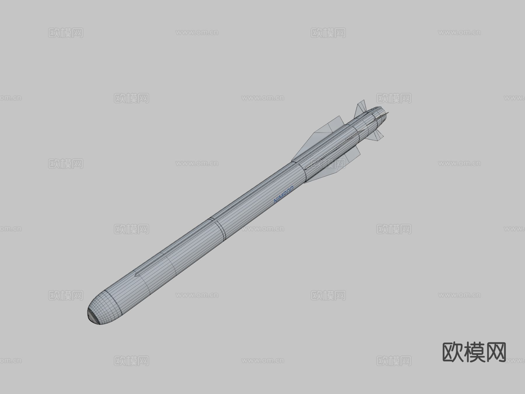 反坦克导弹3d模型