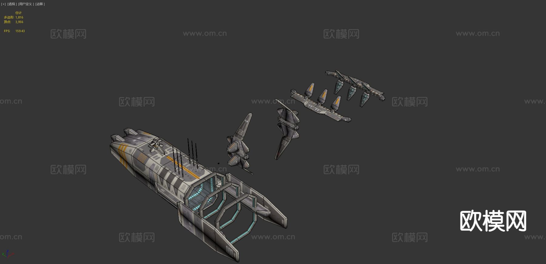 跳跃门 游戏道具3d模型