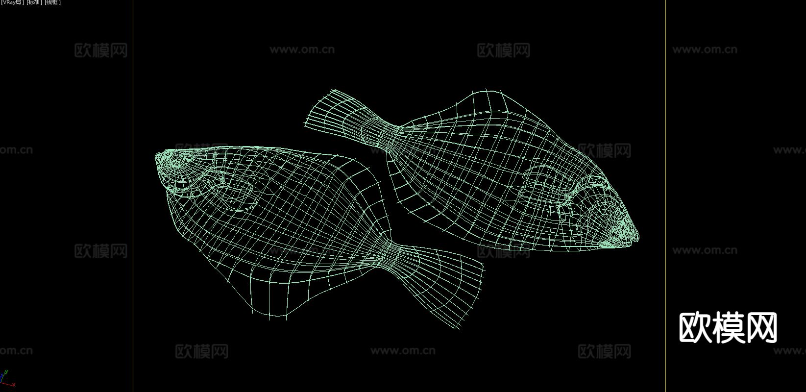 鱼类 淡水鱼 海鱼3d模型